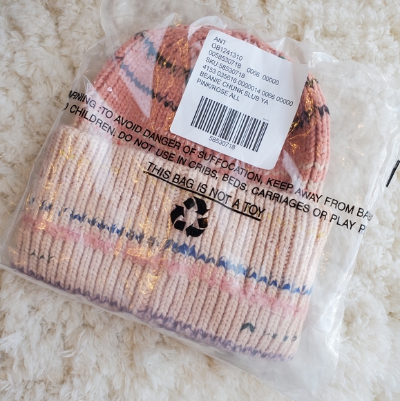 Anthropologie Sherbert Striped Beanie - Picture 6 of 7